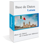 Base de datos ciudad de México